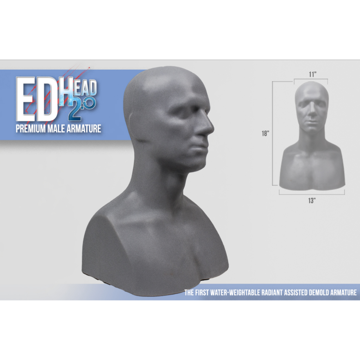 Deluxe Full Ed Head Male Armature