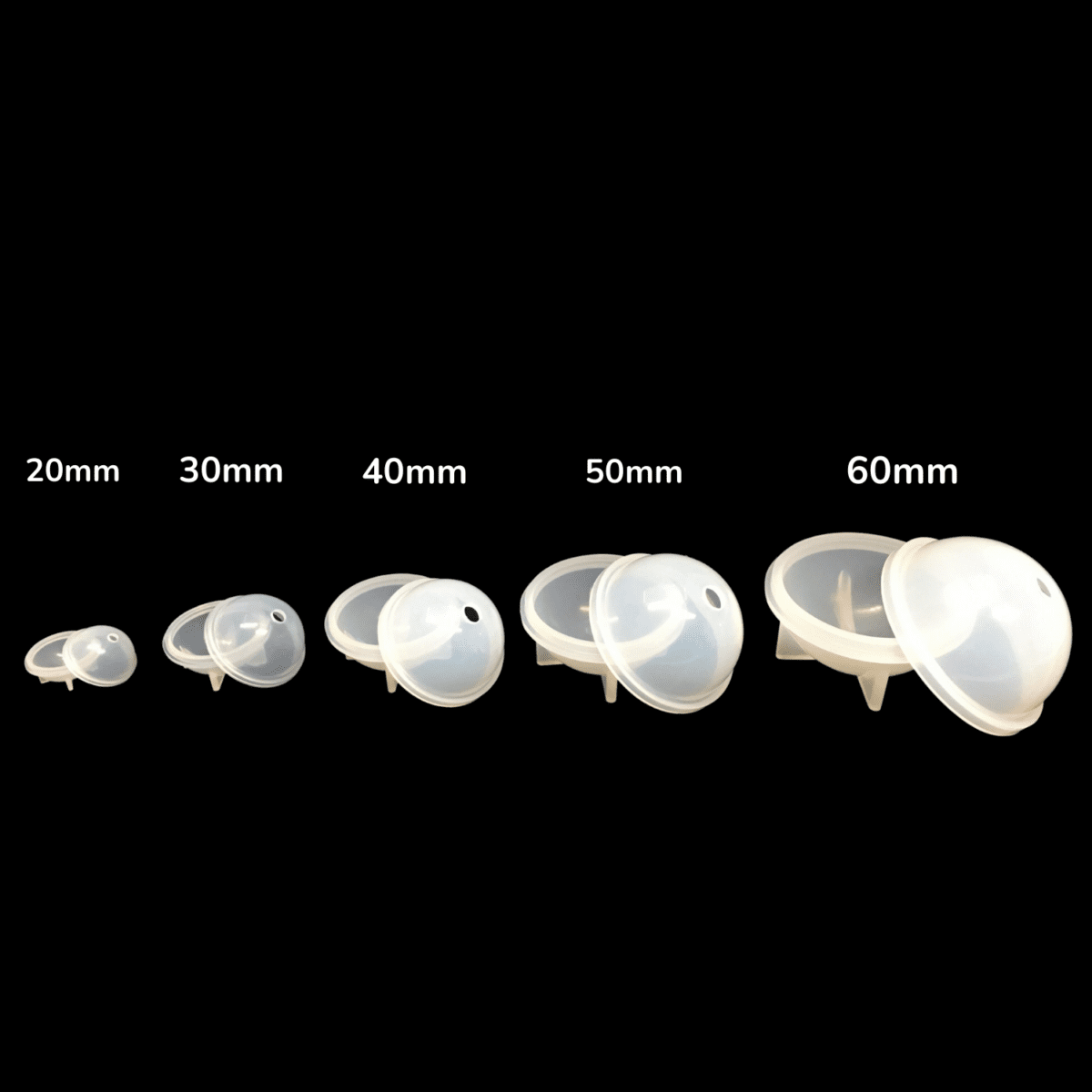 Silicone Mould Sphere 60mm