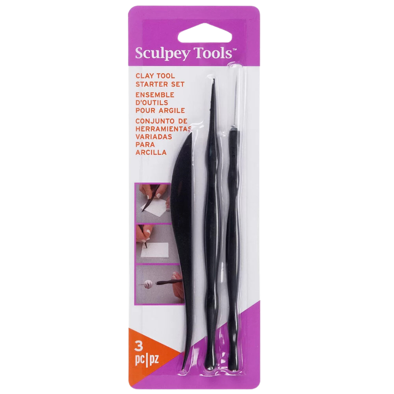 Sculpey Clay Tool Starter Set 3/pk