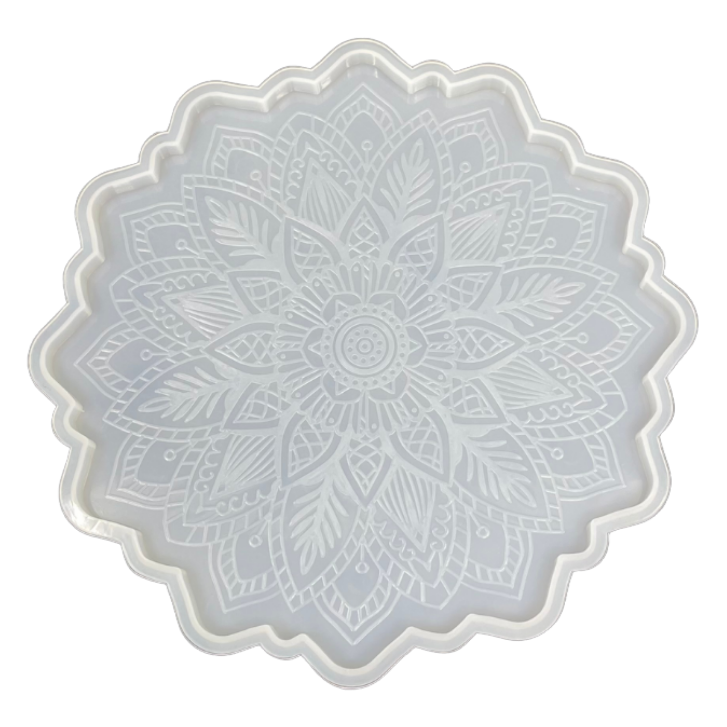 Silicone Mould Large Mandala Coaster 200mm