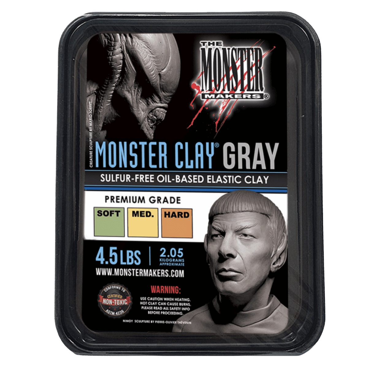 Monster Clay Premium Grey 2kg