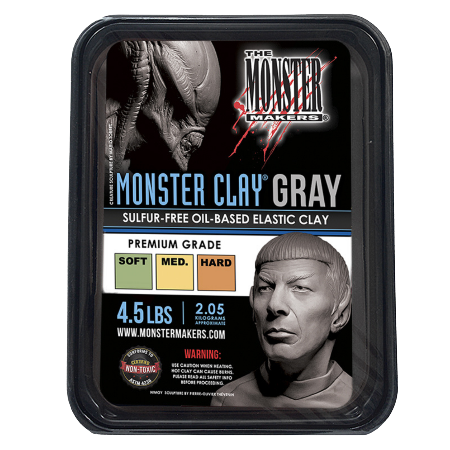 Monster Clay Premium Grey 2kg