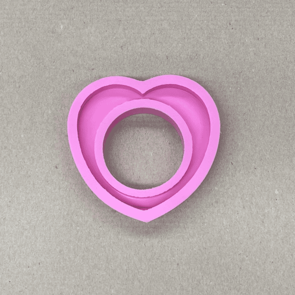 Neon Heart Adult Bangle Mould