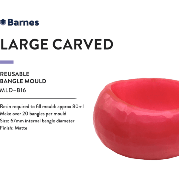 Large Carved Bangle Mould