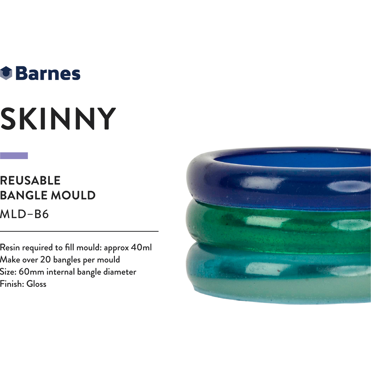 Skinny Bangle Mould Barnes New Zealand