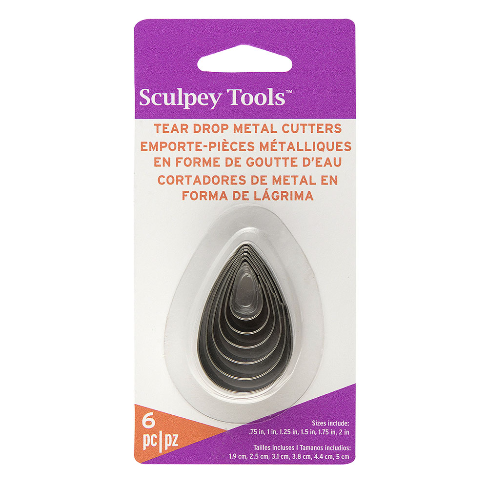 Sculpey 6pc Tear Drop Graduated Cutter
