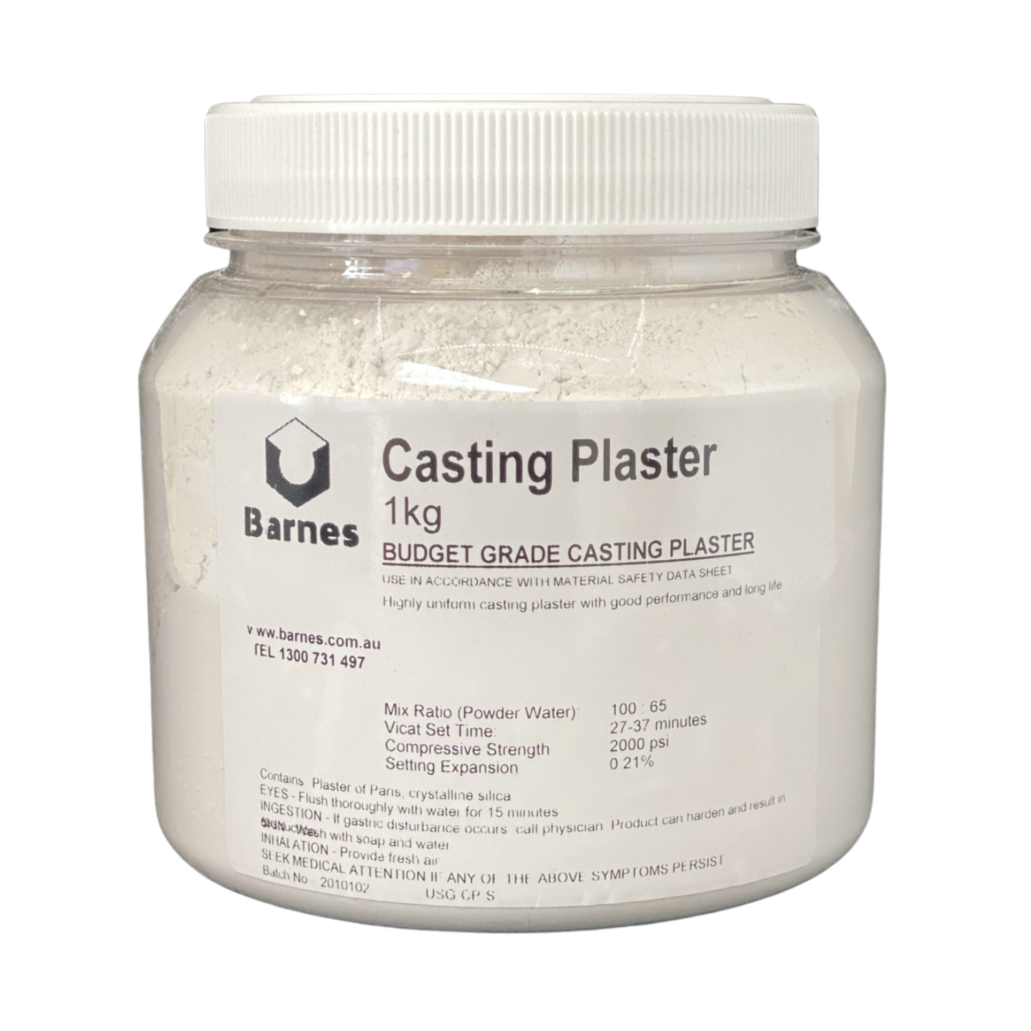 2kg Fine Plus Casting Powder - Plaster of Paris